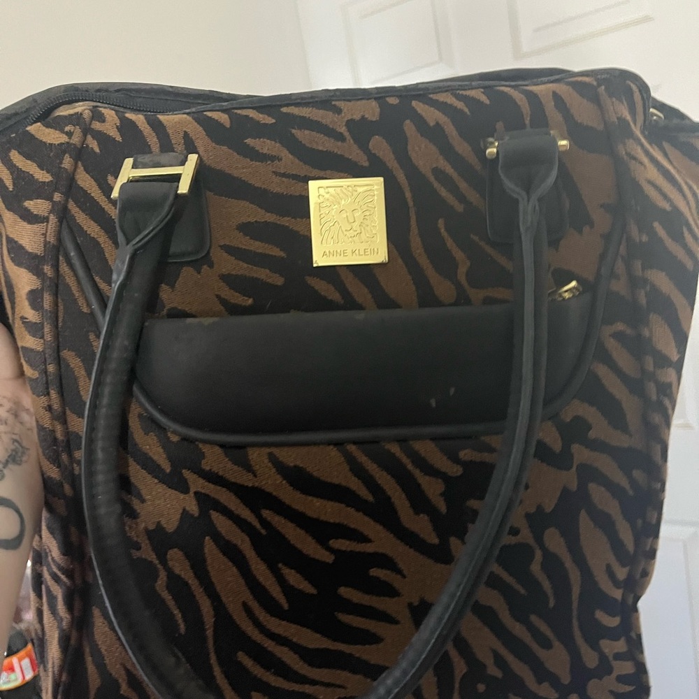 Anne Klein Black and Brown Women's Bag